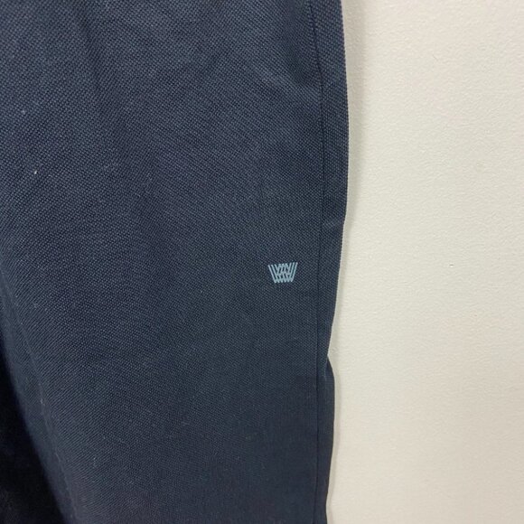 NEW Mack Weldon Silver Pique Polo Shirt True Black Size XL Short Sleeves Collar - Picture 5 of 8